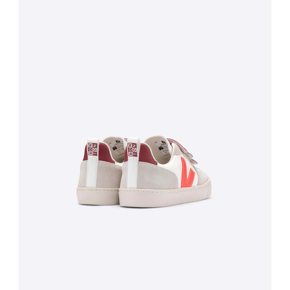 Veja V-10 X BONTON Kids' Sneakers White/Orange | CA 842EBC